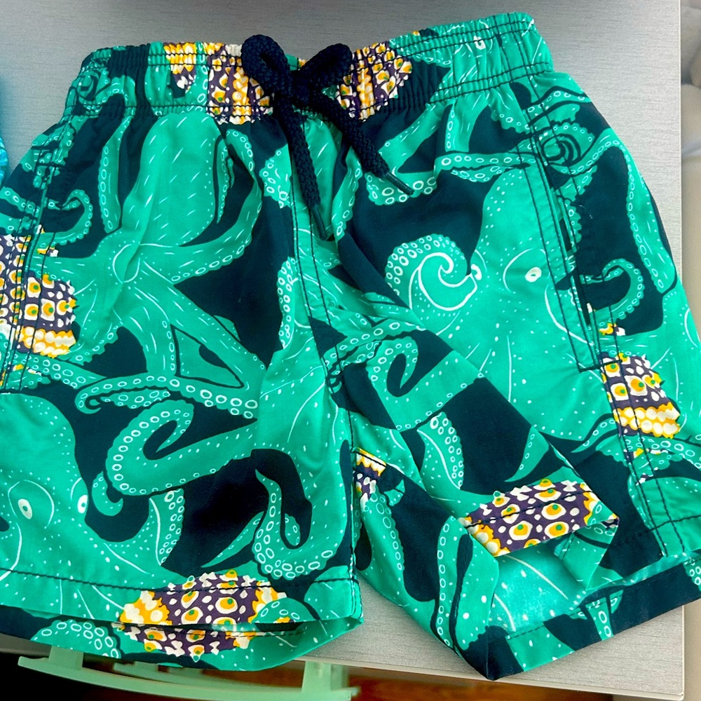 2 Pair Vilebrequin boys swim trunk bundle sz 4.